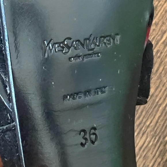 Authentic Saint Laurent Tribute Heels Size 36 - GREAT CONDITION - Picture 7 of 9